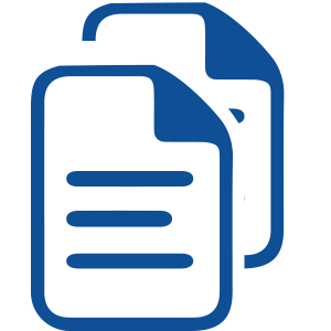 Listagens por assunto, empresa do visitante e visitante, em ecrã ou PDF