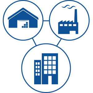 Múltiplas unidades de negócio centralizadas